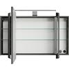 PELIPAL Specchio Contenitore Con Illuminazione Cassca PELIPAL grigio san gallo L 100 x H 67 x P 17 cm