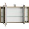 PELIPAL Specchio Contenitore Con Illuminazione Cassca PELIPAL pino polar L 100 x H 67 x P 17 cm