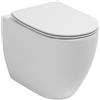 OLYMPIA CERAMICA Vaso WC filomuro OLYMPIA CERAMICA best, sedile incluso P 36 x L 53 x H 42 cm