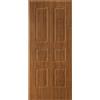 Yale Pannello per porta blindata rivestito melamina pvc rovere e rovere cognac L 80.7 x H 210 cm, Sp 7 mm
