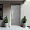 Yale Porta blindata YALE Stone L 90 x H 210 cm in alluminio noce, apertura spingere a destra, falso telaio incluso