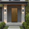 Yale Porta blindata YALE Shield L 90 x H 210 cm in compensato noce tanganika/noce, apertura spingere a sinistra, falso telaio incluso