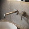 Leroy Merlin Rubinetto per lavabo ad incasso getto aerato Stilo nichel spazzolato satinato