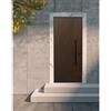 Yale Porta blindata YALE Shield L 80 x H 210 cm in compensato noce, apertura spingere a sinistra, falso telaio incluso