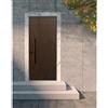 Yale Porta blindata YALE Shield L 80 x H 210 cm in compensato noce, apertura spingere a destra, falso telaio incluso