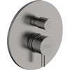 OTTONE MELODA Rubinetto incasso doccia Stilo con deviatore 2 vie, satinato