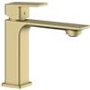 OTTONE MELODA Rubinetto per lavabo a canna media getto aerato Axum ottone verniciato opaco H 18 cm