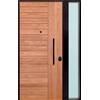 Master Porta blindata MASTER Maswood +30d L 90 x H 210 cm in legno rovere/bianco, apertura spingere a sinistra, falso telaio incluso