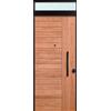 Master Porta blindata MASTER Maswood+sopral L 90 x H 210 cm rovere/bianco opaco apertura spingere a sinistra