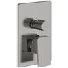 OTTONE MELODA Rubinetto incasso doccia Axum con deviatore 2 vie, satinato