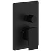 OTTONE MELODA Rubinetto per incasso doccia Axum monocomando, nero opaco