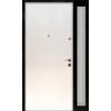 Master Porta blindata MASTER Silentium Oak con doppio vetro L 90 x H 210 cm in PVC rovere/bianco, apertura spingere a destra, falso telaio incluso
