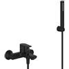 OTTONE MELODA Rubinetto per vasca getto aerato Almara nero OTTONE MELODA con doccino