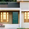 Master Porta blindata MASTER Rain All L 80 x H 210 cm in alluminio verde/bianco, apertura spingere a destra, falso telaio incluso