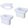 Leroy Merlin Coppia sanitari DF25 bianco lucido