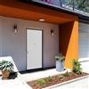 Master Porta blindata MASTER Hi-Max L 90 x H 210 cm in MDF grigio chiaro/bianco, apertura spingere a destra, falso telaio incluso
