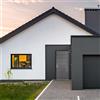 Master Porta blindata MASTER HI-MAX DOUBLE ANTHRACITE L 90 x H 210 cm grigio 7016 opaco/bianco matrix apertura spingere a destra