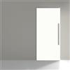 Leroy Merlin Porta scorrevole reversibile Stoccolma in legno bianco, L 99 x H 221 cm, con binario invisibile