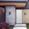 Master Porta blindata MASTER Glow con vetro L 90 x H 210 cm in MDF bianco, apertura spingere a sinistra, falso telaio incluso