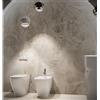 Leroy Merlin Coppia sanitari distanziato scarico a pavimento e a parete Acquatech bianco lucido WC: P 55.5 x L 35.5 x H 42 cm, bidet: P 55.5 x L 35.5 x H 42 cm