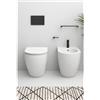 Leroy Merlin Coppia sanitari distanziato scarico a pavimento e a parete BEST bianco lucido WC: P 53 x L 36 x H 42 cm, bidet: P 53 x L 36 x H 42 cm