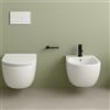 Leroy Merlin Coppia sanitari distanziato scarico a parete BEST bianco lucido WC: P 53 x L 36 x H 42 cm, bidet: P 53 x L 36 x H 42 cm