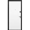 Master Porta blindata MASTER Key-In L 90 x H 210 cm in melaminico noce/bianco, apertura spingere a sinistra, falso telaio incluso