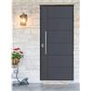 Yale Porta blindata YALE Porta Thermo L 90 x H 210 cm in PVC bianco, apertura spingere a destra, falso telaio incluso
