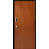 Master Porta blindata MASTER Biokey L 80 x H 210 cm in melaminico noce/bianco, apertura spingere a sinistra, falso telaio incluso