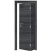 Leroy Merlin Porta interna pieghevole a libro Oxford in legno colore antracite, L 80 x H 210 cm, apertura a destra
