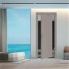 Leroy Merlin Porta interna rototraslante Harry in legno colore grigio, L 80 x H 210 cm, apertura reversibile