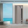 Leroy Merlin Porta interna pieghevole a libro Harry in legno colore grigio, L 70 x H 210 cm, apertura a sinistra