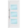 Leroy Merlin Portoncino d'ingresso 10034 L 80 x H 210 cm in PVC bianco, apertura spingere a destra