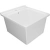 COLAVENE Lavatoio per bucato in ceramica bianco COLAVENE Large L 60 x P 34 x Sp 60 cm da interno