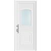 Leroy Merlin Portoncino d'ingresso 30005 L 90 x H 210 cm in PVC bianco, apertura spingere a destra