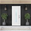 Leroy Merlin Portoncino d'ingresso 10012 L 90 x H 210 cm in PVC bianco, apertura spingere a sinistra