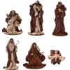 Leroy Merlin Set di 6 statuine natività per presepe in ceramica H 23 cm
