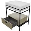 COLAVENE Cassetti in truciolare Alaqua COLAVENE L70xP50xH20 cm corda, per struttura in metallo