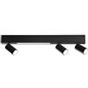 Leroy Merlin Binario LED Oriented nero L70 cm 3xGU10 400 lumen CCT da bianco caldo a bianco neutro