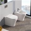 IDRO BRIC Vaso WC filoparete Reno di IDRO BRIC, sedile escluso P 56 x L 36.5 x H 40 cm bianco