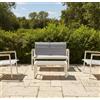 Leroy Merlin Salotto da giardino per 4 persone beige Silvy