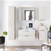 PELIPAL Colonna per mobile bagno Madeo PELIPAL 2 ante P 33 x L 30 x H 168 cm bianco lucido