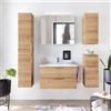 PELIPAL Colonna per mobile bagno Madeo PELIPAL 2 ante P 33 x L 30 x H 168 cm rovere riviera