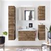 PELIPAL Colonna per mobile bagno Madeo PELIPAL 2 ante P 33 x L 30 x H 168 cm rovere ribbeck