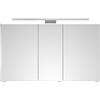 PELIPAL Specchio Contenitore Con Illuminazione PELIPAL pino polar L 120 x H 70.3 x P 17 cm