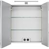 PELIPAL Specchio Contenitore Con Illuminazione PELIPAL pino polar L 60 x H 70.3 x P 17 cm