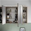 PELIPAL Specchio Contenitore Con Illuminazione PELIPAL rovere sanremo L 120 x H 70.3 x P 17 cm