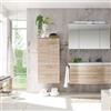 PELIPAL Specchio Contenitore Con Illuminazione PELIPAL rovere castello L 120 x H 70.3 x P 17 cm