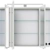 PELIPAL Specchio Contenitore Con Illuminazione PELIPAL rovere bianco L 98 x H 70.3 x P 17 cm