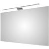 PELIPAL Specchio con illuminazione integrata completo di faretto bagno Solitaire H 70 cm bianco